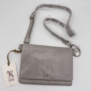 HOBO Gray Crossbody Leather Bag